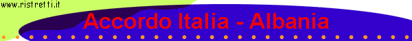 Accordo Italia - Albania